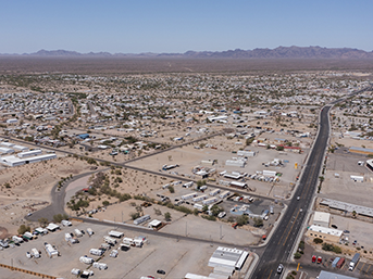 This image displays photo of the City of Quartzsite